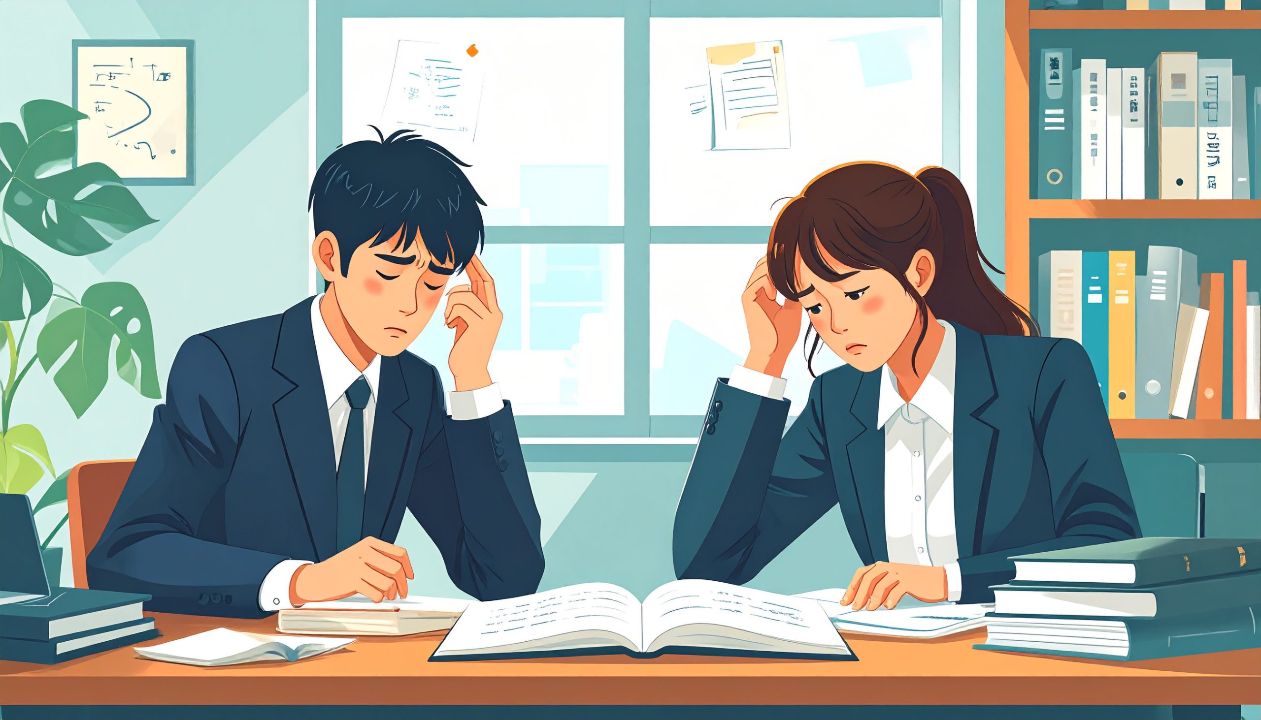 衛生管理者試験の難易度について考えるイメージ