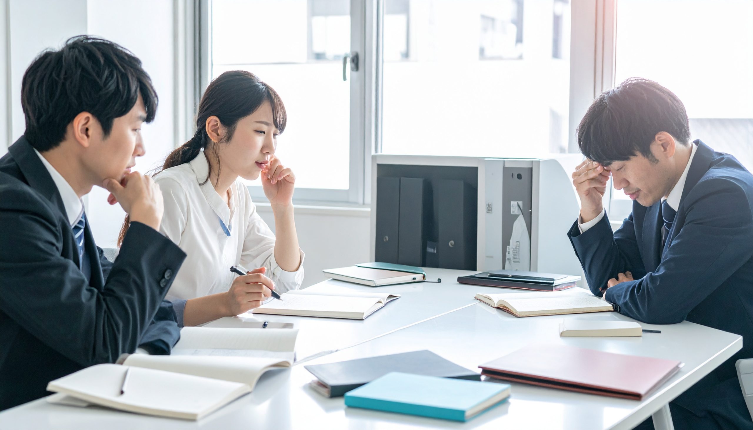 衛生管理者試験の合格率や難易度を考えているイメージ