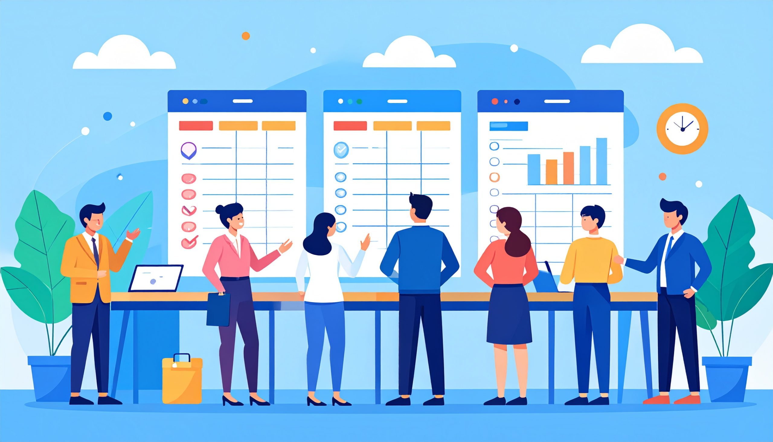 衛生管理者試験の合格ラインをイメージした試験結果のイラスト