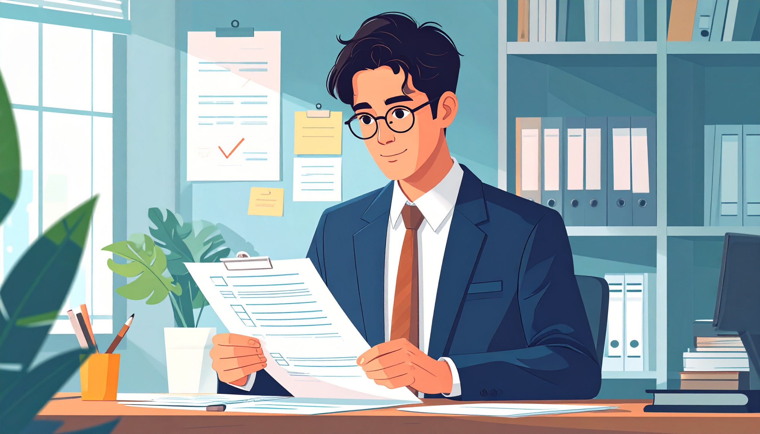 衛生管理者試験の受験資格を確認するイメージ