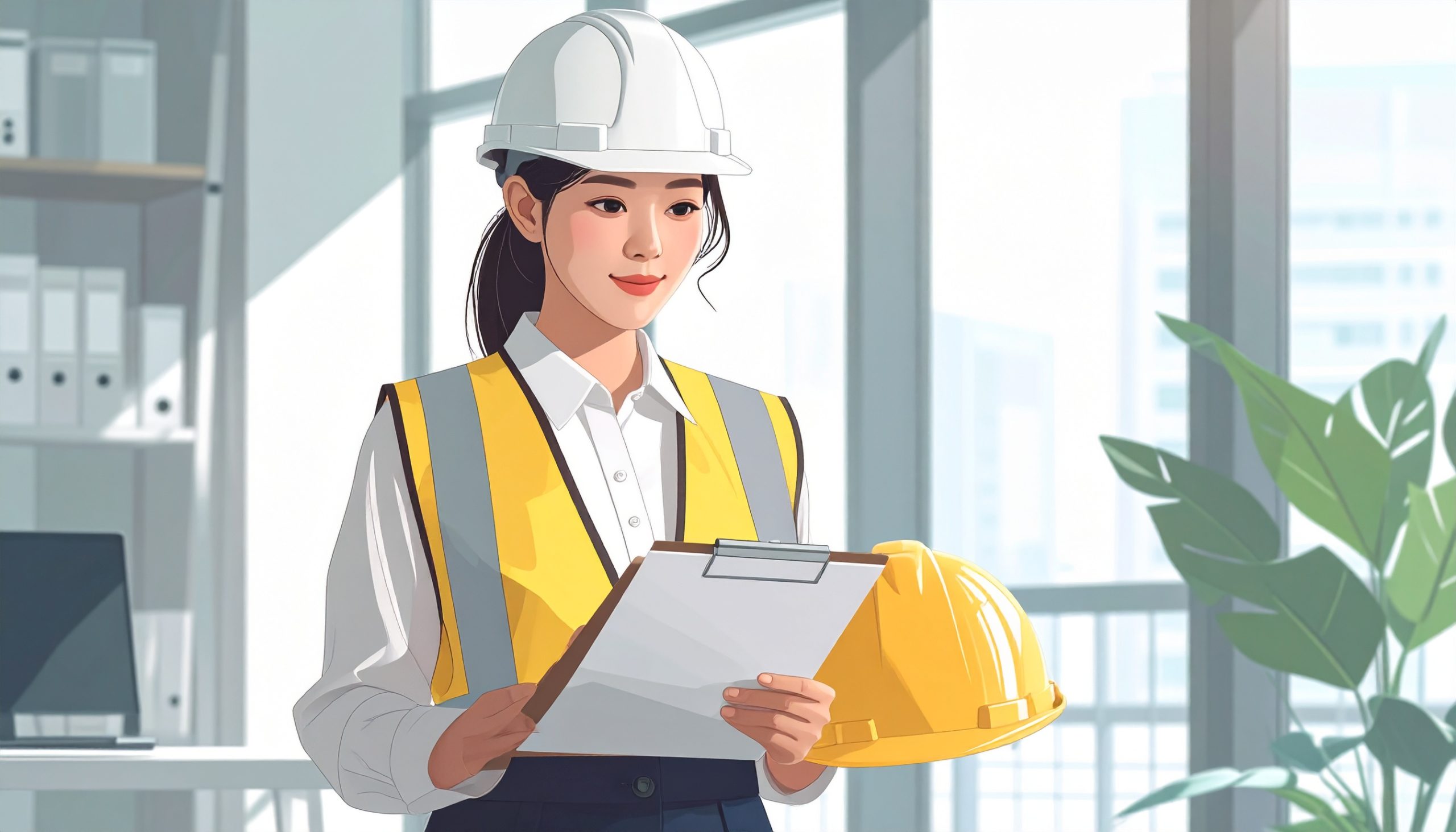 衛生管理者の仕事内容をイメージした職場管理の様子