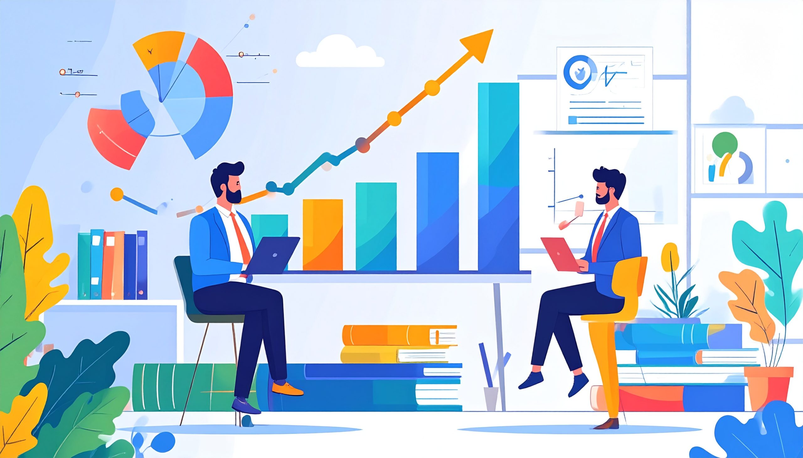 衛生管理者資格の年収やキャリアアップをイメージしたイラスト