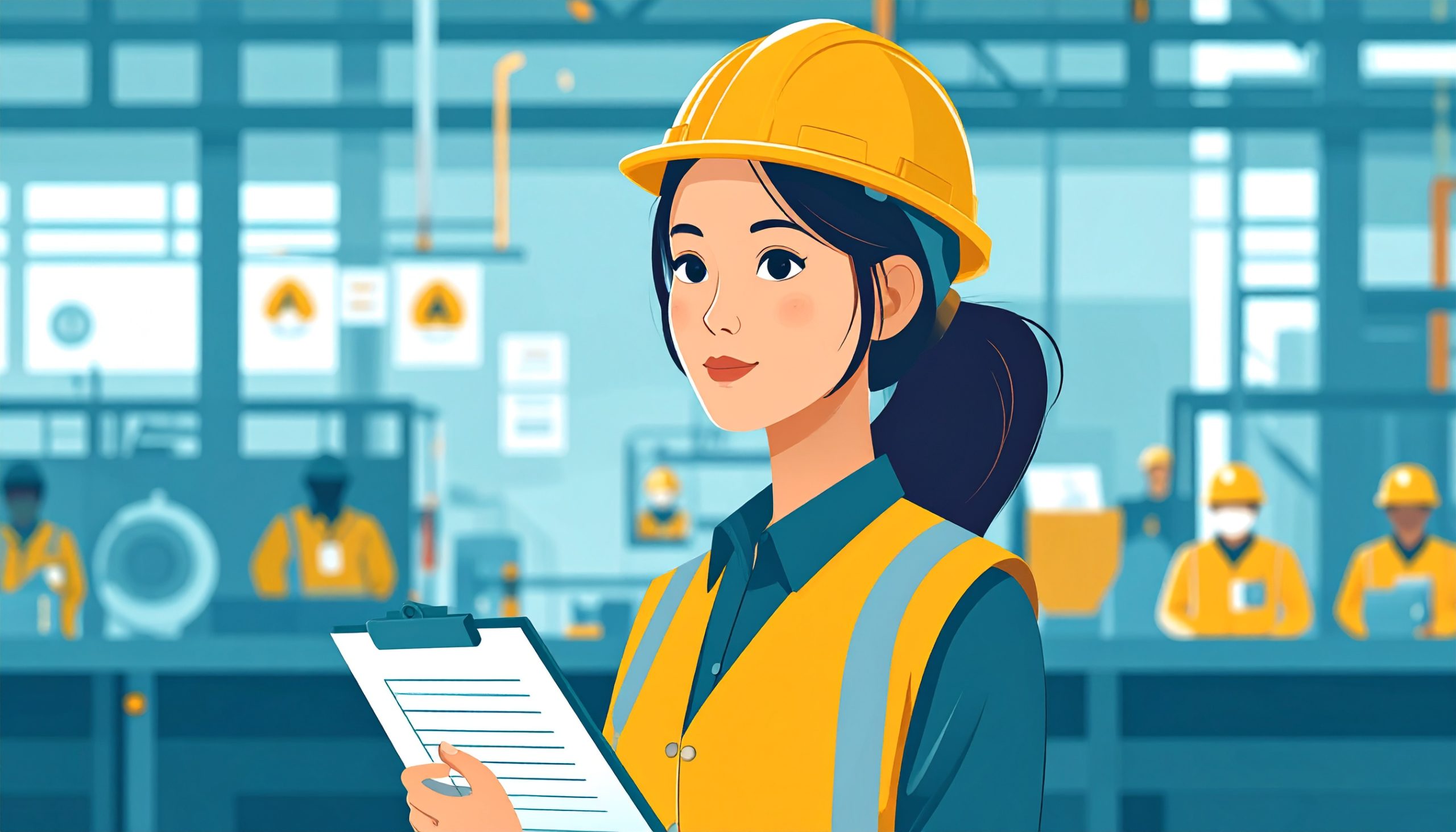 衛生管理者の必要人数をイメージした職場の安全管理